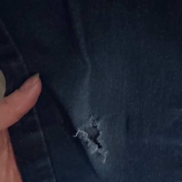 SO juniors skinny jeans, blue, size 3 - Picture 4 of 9